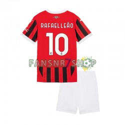 AC Mailand fußball trikot Rafael Leao 10 Kinder Heim 2024-2025 Kurzarm