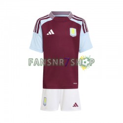 Aston Villa fußball trikot Kinder Heim 2024-2025 Kurzarm