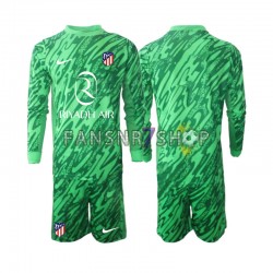 Atlético Madrid fußball trikot Torhüter Kinder Auswärts 2024-2025 Langarm