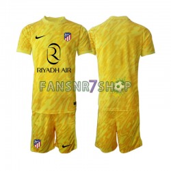 Atlético Madrid fußball trikot Torhüter Kinder Ausweich 2024-2025 Kurzarm
