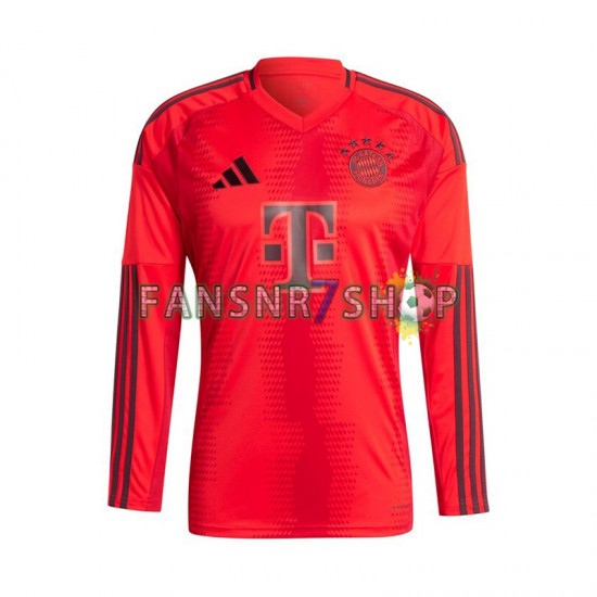 FC Bayern München fußball trikot Herren Heim Rot 2024-2025 Langarm