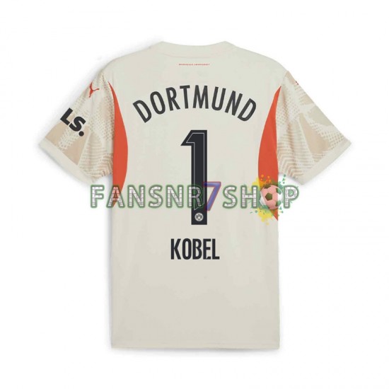 Borussia Dortmund fußball trikot Gregor Kobel 1 Torhüter Herren Heim 2024-2025 Kurzarm