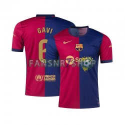 FC Barcelona fußball trikot GAVI 6 Herren Heim 2024-2025 Kurzarm