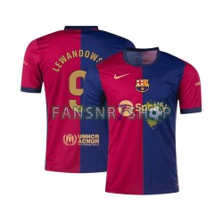 FC Barcelona fußball trikot Robert Lewandowski 9 Herren Heim 2024-2025 Kurzarm
