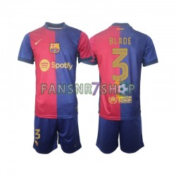 FC Barcelona fußball trikot UCL Font Blade 3 Kinder Heim 2024-2025 Kurzarm