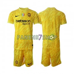 Inter Mailand fußball trikot Torhüter Kinder Auswärts 2024-2025 Kurzarm