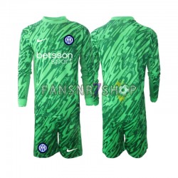 Inter Mailand fußball trikot Torhüter Kinder Heim 2024-2025 Langarm