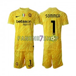 Inter Mailand fußball trikot Yann Sommer 1 Torhüter Kinder Auswärts 2024-2025 Kurzarm