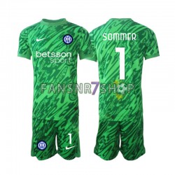 Inter Mailand fußball trikot Yann Sommer 1 Torhüter Kinder Heim 2024-2025 Kurzarm