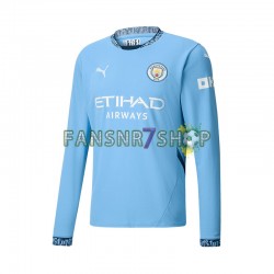 Manchester City fußball trikot Herren Heim 2024-2025 Langarm