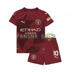 Manchester City fußball trikot Jack Grealish 10 Kinder Ausweich 2024-2025 Kurzarm