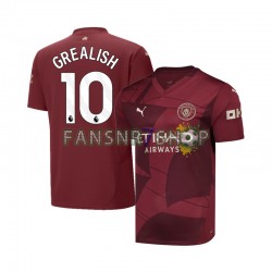 Manchester City fußball trikot Jack Grealish 10 Herren Ausweich 2024-2025 Kurzarm