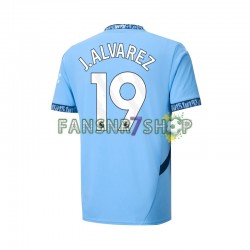 Manchester City fußball trikot Julian Alvarez 19 Herren Heim 2024-2025 Kurzarm