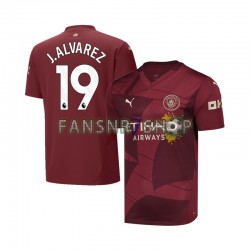 Manchester City fußball trikot Julian Alvarez 19 Herren Ausweich 2024-2025 Kurzarm