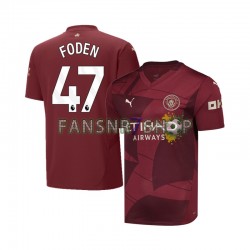 Manchester City fußball trikot Phil Foden 47 Herren Ausweich 2024-2025 Kurzarm