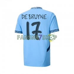 Manchester City fußball trikot UCL Font DE BRUYNE 17 Herren Heim 2024-2025 Kurzarm