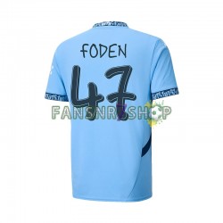 Manchester City fußball trikot UCL Font FODEN 47 Herren Heim 2024-2025 Kurzarm