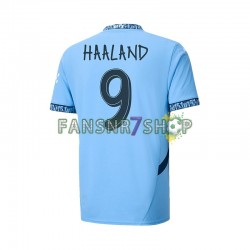 Manchester City fußball trikot UCL Font Haaland 9 Herren Heim 2024-2025 Kurzarm