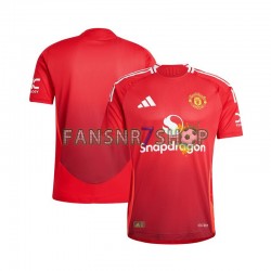 Manchester United fußball trikot Herren Heim Rot 2024-2025 Kurzarm