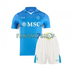 SSC Neaples fußball trikot Kinder Heim 2024-2025 Kurzarm