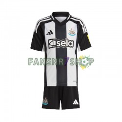 Newcastle United fußball trikot Kinder Heim Schwarz 2024-2025 Kurzarm