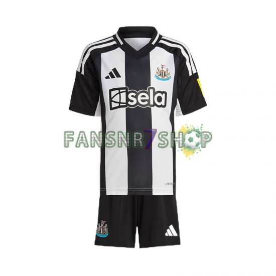 Newcastle United fußball trikot Kinder Heim Schwarz 2024-2025 Kurzarm