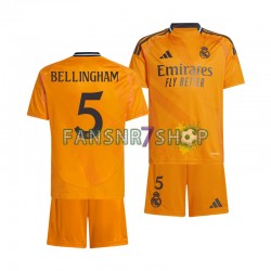 Real Madrid fußball trikot BELLINGHAM 5 Kinder Auswärts 2024-2025 Kurzarm