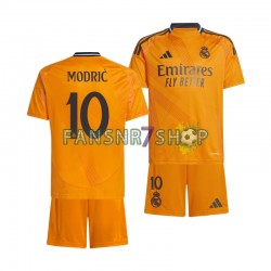 Real Madrid fußball trikot Luka Modrić 10 Kinder Auswärts 2024-2025 Kurzarm