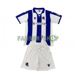 Real Sociedad fußball trikot Kinder Heim 2024-2025 Kurzarm