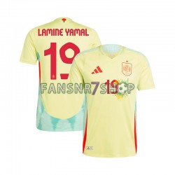 Spanien fußball trikot Euro 2024 LAMINE YAMAL 19 Herren Auswärts Kurzarm