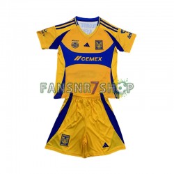 UANL Tigres fußball trikot Kinder Heim 2024-2025 Kurzarm