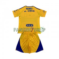UANL Tigres fußball trikot Kinder Heim 2024-2025 Kurzarm