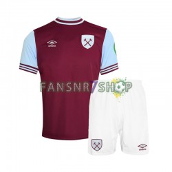 West Ham United fußball trikot Kinder Heim 2024-2025 Kurzarm
