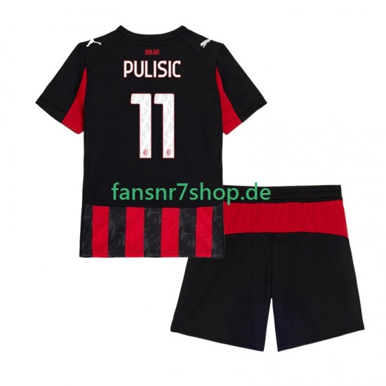 AC Mailand fußball trikot Christian Pulisic 11 Kinder Heim 2025-2026 Kurzarm