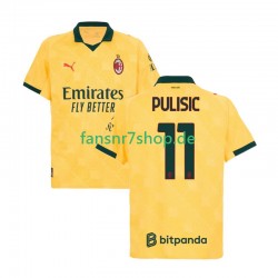 AC Mailand fußball trikot Christian Pulisic 11 Herren Ausweich 2025-2026 Kurzarm