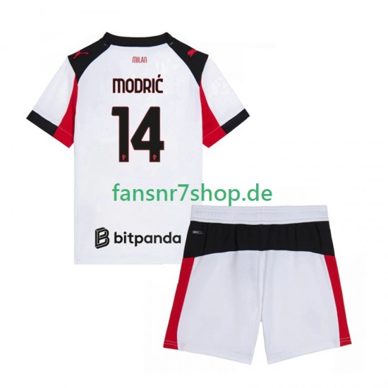 AC Mailand fußball trikot Modrić Luca 14 Kinder Auswärts 2025-2026 Kurzarm AC Mailand fußball trikot Modrić Luca 14 Kinder Auswärts 2025-2026 Kurzarm