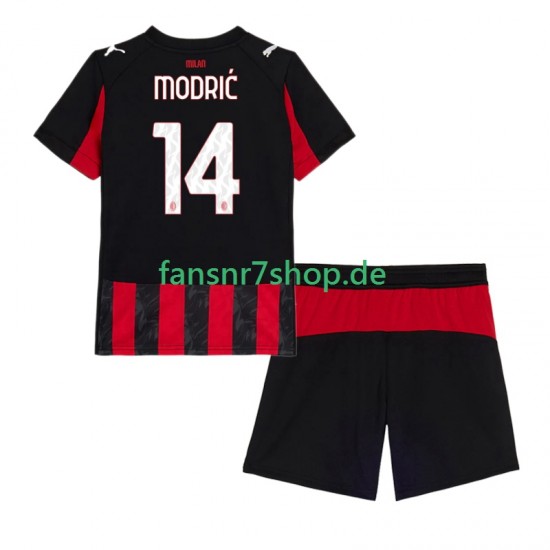 AC Mailand fußball trikot Modrić Luca 14 Kinder Heim 2025-2026 Kurzarm AC Mailand fußball trikot Modrić Luca 14 Kinder Heim 2025-2026 Kurzarm