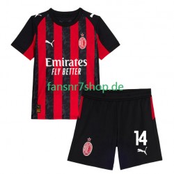 AC Mailand fußball trikot Modrić Luca 14 Kinder Heim 2025-2026 Kurzarm