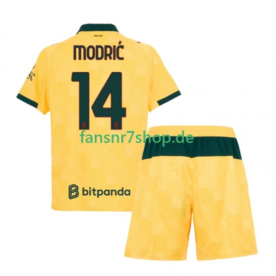 AC Mailand fußball trikot Modrić Luca 14 Kinder Ausweich 2025-2026 Kurzarm AC Mailand fußball trikot Modrić Luca 14 Kinder Ausweich 2025-2026 Kurzarm