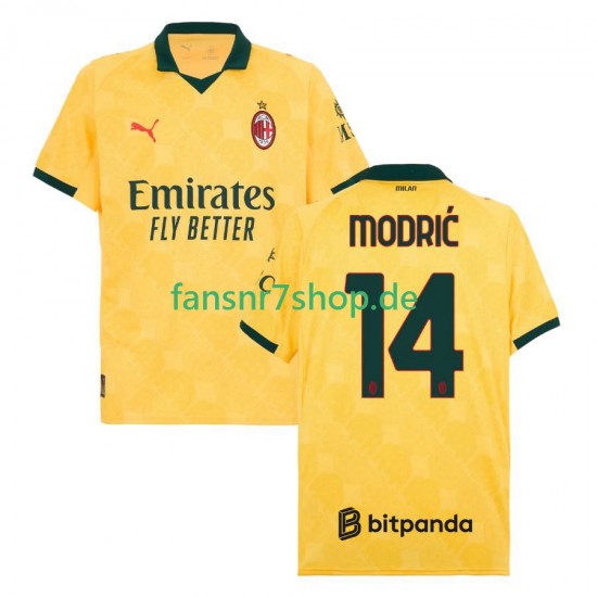 AC Mailand fußball trikot Modrić Luca 14 Herren Ausweich 2025-2026 Kurzarm AC Mailand fußball trikot Modrić Luca 14 Herren Ausweich 2025-2026 Kurzarm
