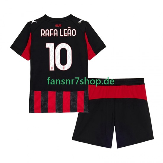 AC Mailand fußball trikot Rafael Leao 10 Kinder Heim 2025-2026 Kurzarm