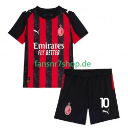 AC Mailand fußball trikot Rafael Leao 10 Kinder Heim 2025-2026 Kurzarm