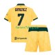 AC Mailand fußball trikot Santiago Gimenez 7 Kinder Ausweich 2025-2026 Kurzarm AC Mailand fußball trikot Santiago Gimenez 7 Kinder Ausweich 2025-2026 Kurzarm