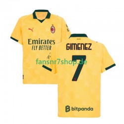 AC Mailand fußball trikot Santiago Gimenez 7 Herren Ausweich 2025-2026 Kurzarm