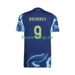 Ajax Amsterdam fußball trikot Brian Brobbey 9 Herren Auswärts 2025-2026 Kurzarm