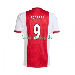 Ajax Amsterdam fußball trikot Brian Brobbey 9 Herren Heim 2025-2026 Kurzarm