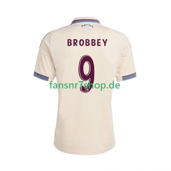 Ajax Amsterdam fußball trikot Brian Brobbey 9 Herren Ausweich 2025-2026 Kurzarm
