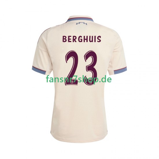 Ajax Amsterdam fußball trikot Steven Berghuis 23 Herren Ausweich 2025-2026 Kurzarm
