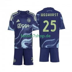 Ajax Amsterdam fußball trikot Wout Weghorst 25 Kinder Auswärts 2025-2026 Kurzarm