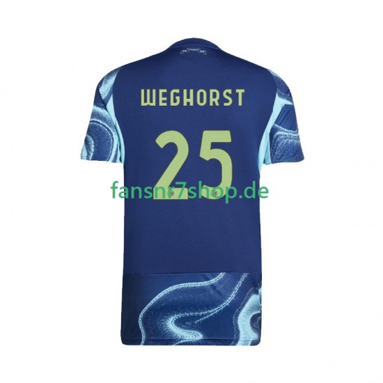 Ajax Amsterdam fußball trikot Wout Weghorst 25 Herren Auswärts 2025-2026 Kurzarm